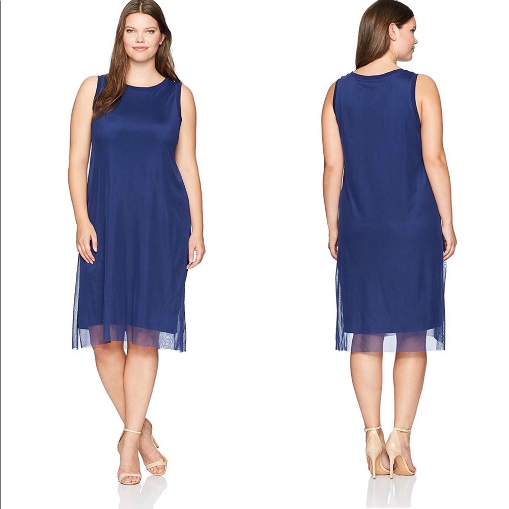 Rebel Wilson X Angels Overlay Mesh Dress